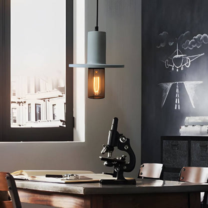 Lavisa - Cement and Mesh Pendant Light