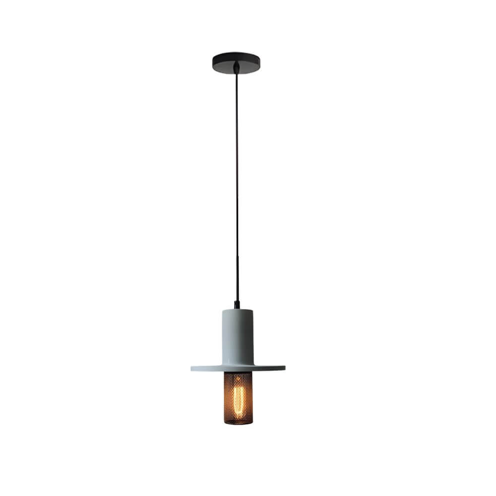 Lavisa - Cement and Mesh Pendant Light
