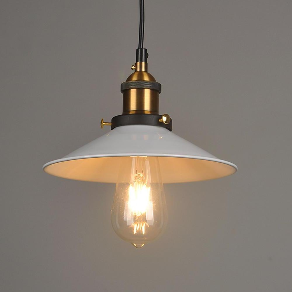 Lavisa - Industrial Metal Cone Pendant Light with Adjustable Wire