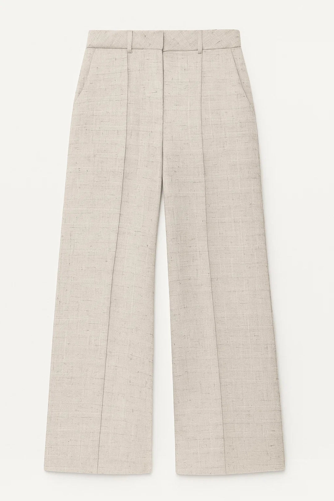 Lavisa - Tailored High Waisted Pressed Wide Leg Pants