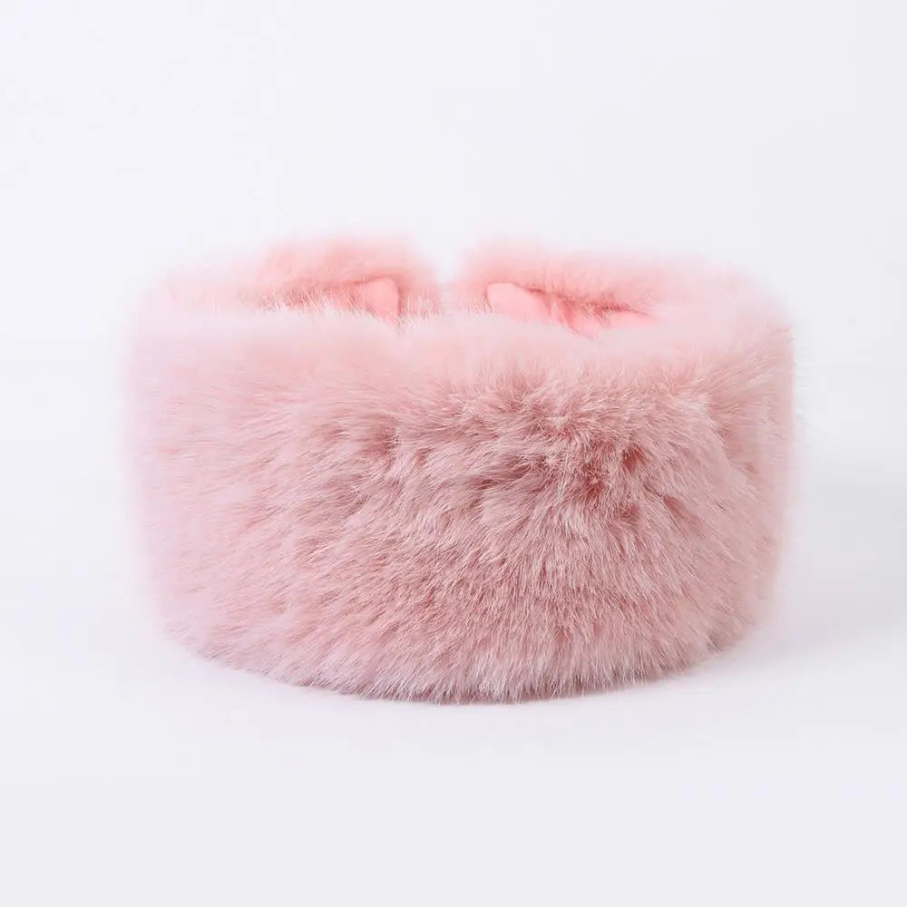 Lavisa - Fluffy Faux Fur Winter Headband