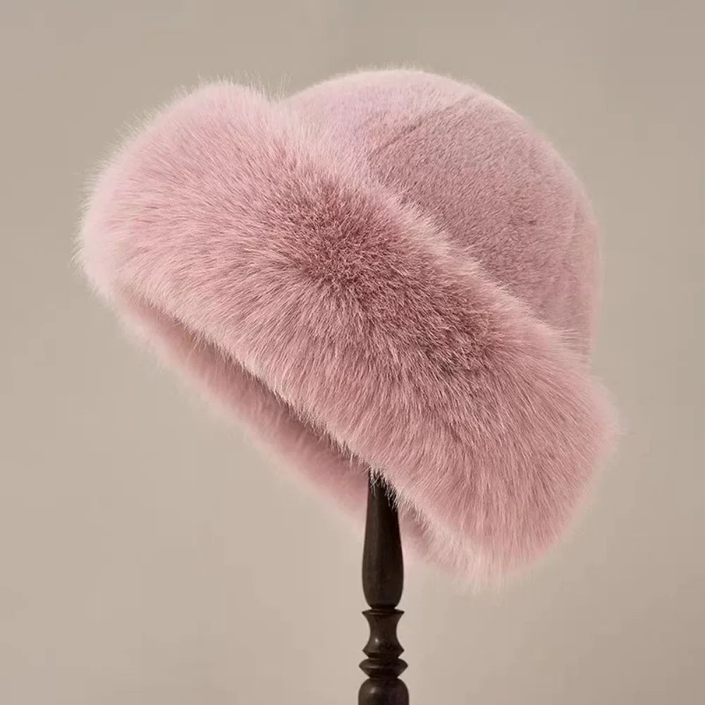 Lavisa - Women's Plush Winter Bucket Hat