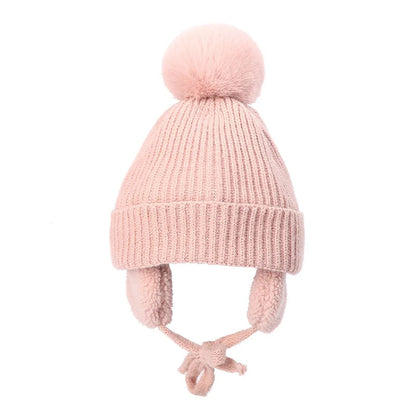 Lavisa - Kids Knit Beanie Winter Hat with Earflaps