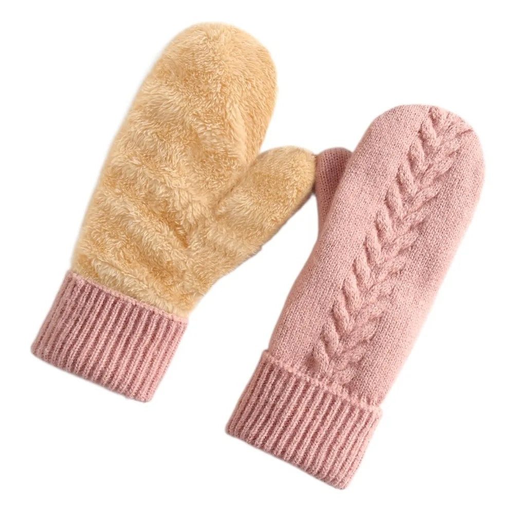 Lavisa - Double Layer Fleece Lined Winter Mittens