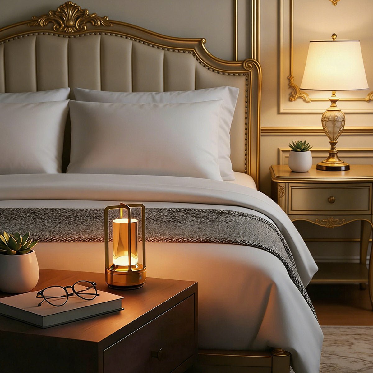 Lavisa - Portable Cordless LED Table Lamp with Touch Dimming