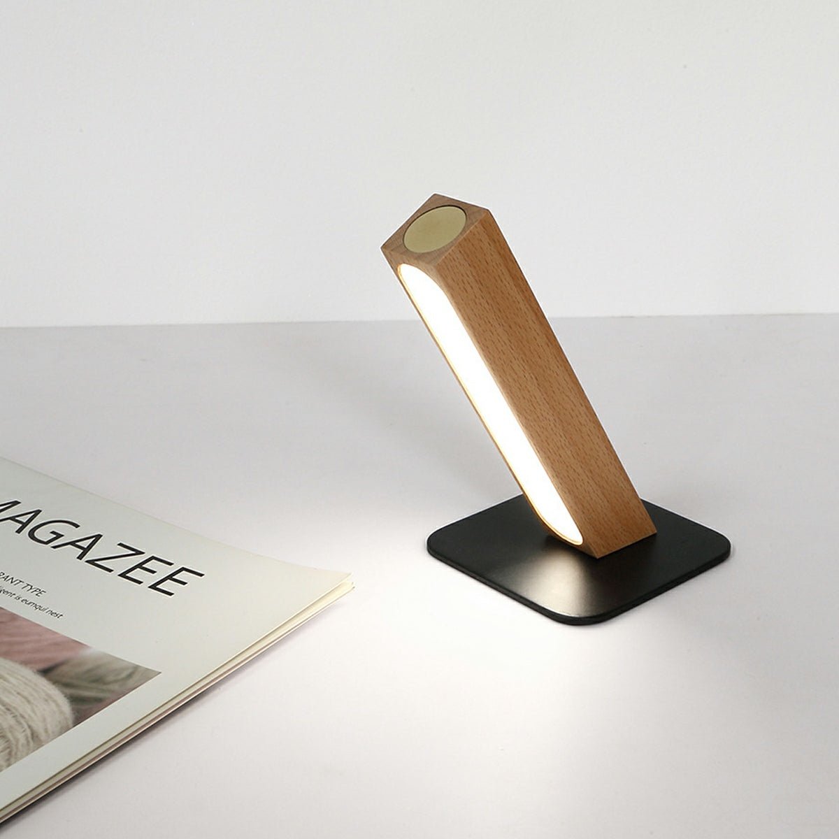 Lavisa - Portable Modern LED Wood Table Lamp