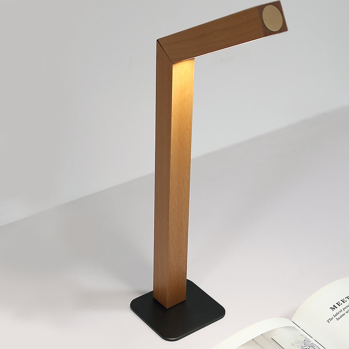 Lavisa - Portable Modern LED Wood Table Lamp