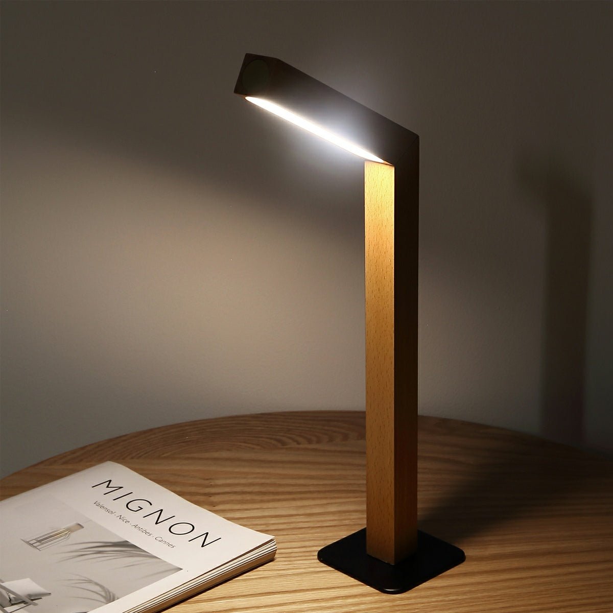 Lavisa - Portable Modern LED Wood Table Lamp