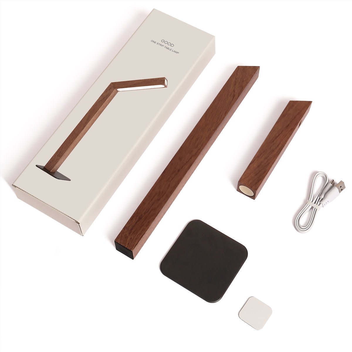 Lavisa - Portable Modern LED Wood Table Lamp