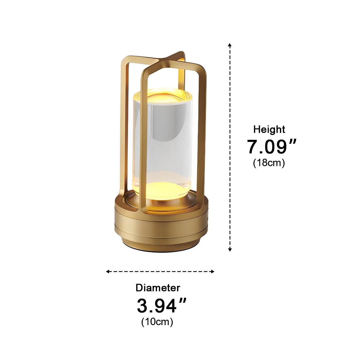 Lavisa - Portable RGB Table Lamp Touch Dimming Night Light
