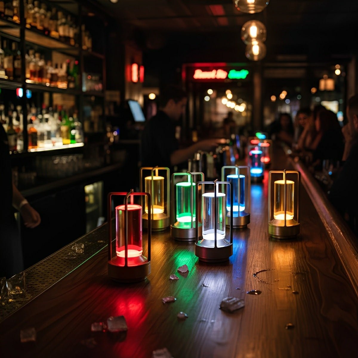 Lavisa - Portable RGB Table Lamp Touch Dimming Night Light