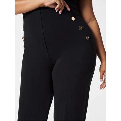 Lavisa - Women's Stretch Wide Leg Trousers - Casual Everyday Pants