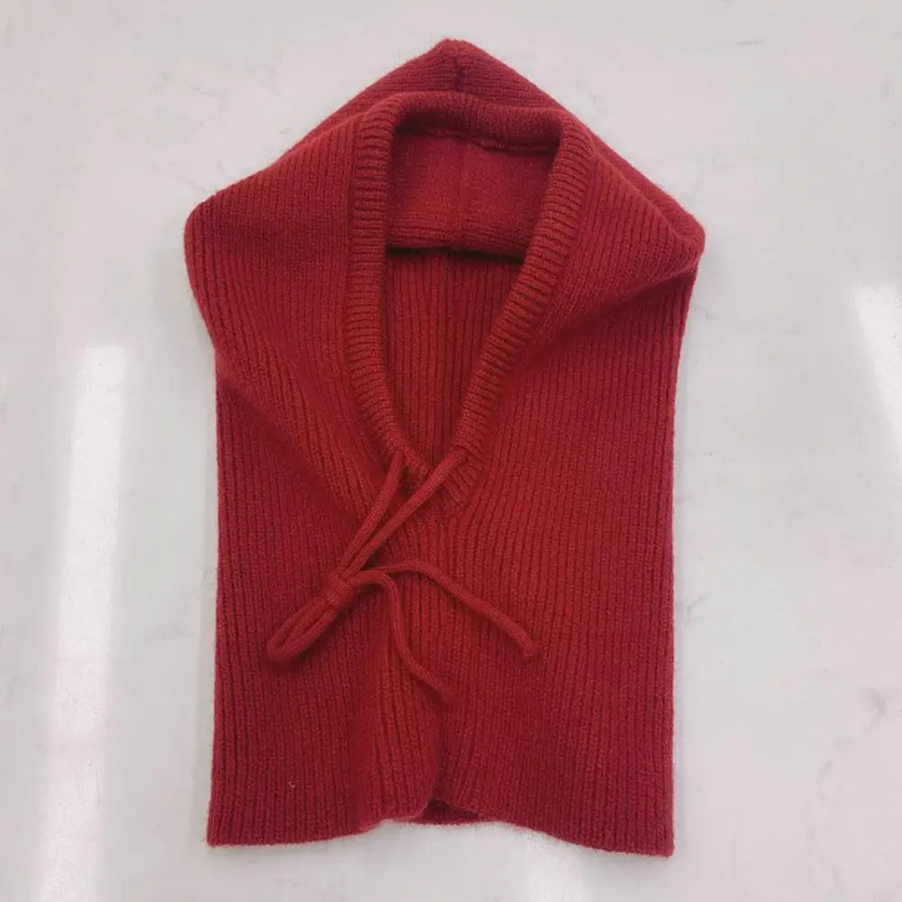 Lavisa - Knitted Hooded Balaclava Hat and Winter Neck Warmer