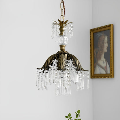 Lavisa - Rustic Floral Crystal Chandelier Light