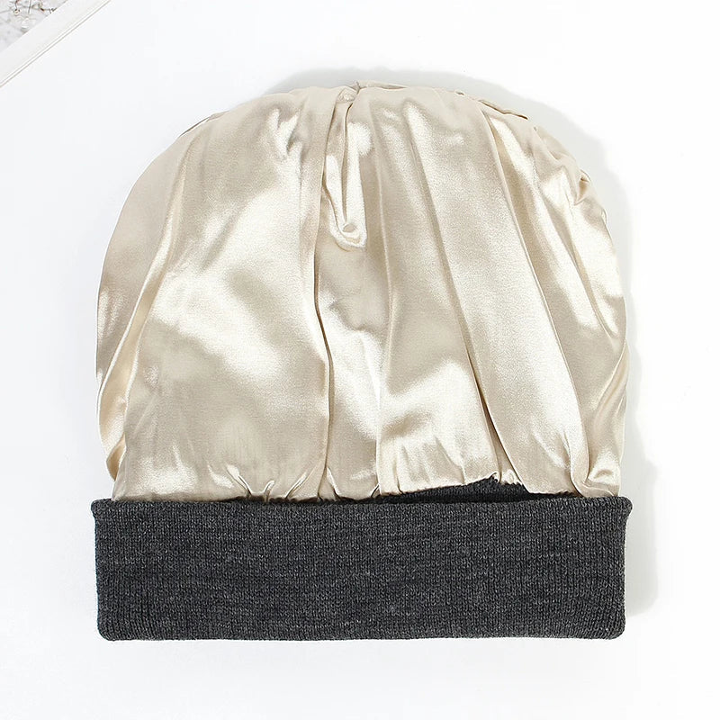 Lavisa - Satin Lined Hat Beanie Cap for Women