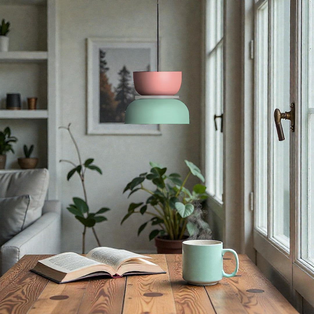 Lavisa - Modern LED Two Tone Layered Scandinavian Pendant Light