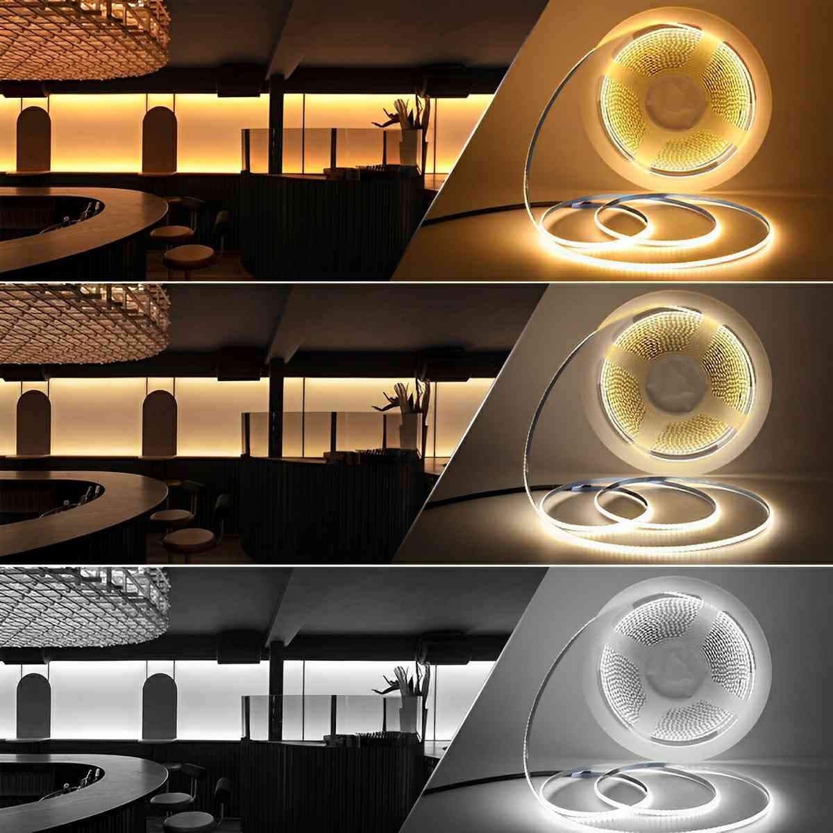Lavisa - Slim Flexible Recessed COB LED Linear Light Strip
