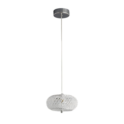 Lavisa - Small Crystal Drum Pendant Light