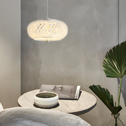 Lavisa - Small Crystal Drum Pendant Light