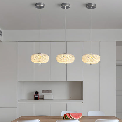 Lavisa - Small Crystal Drum Pendant Light