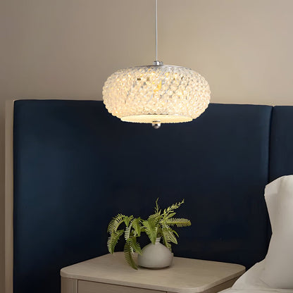 Lavisa - Small Crystal Drum Pendant Light