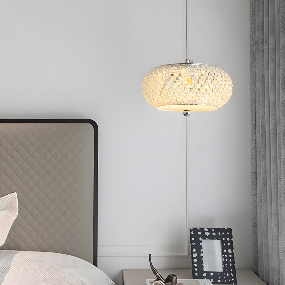Lavisa - Small Crystal Drum Pendant Light