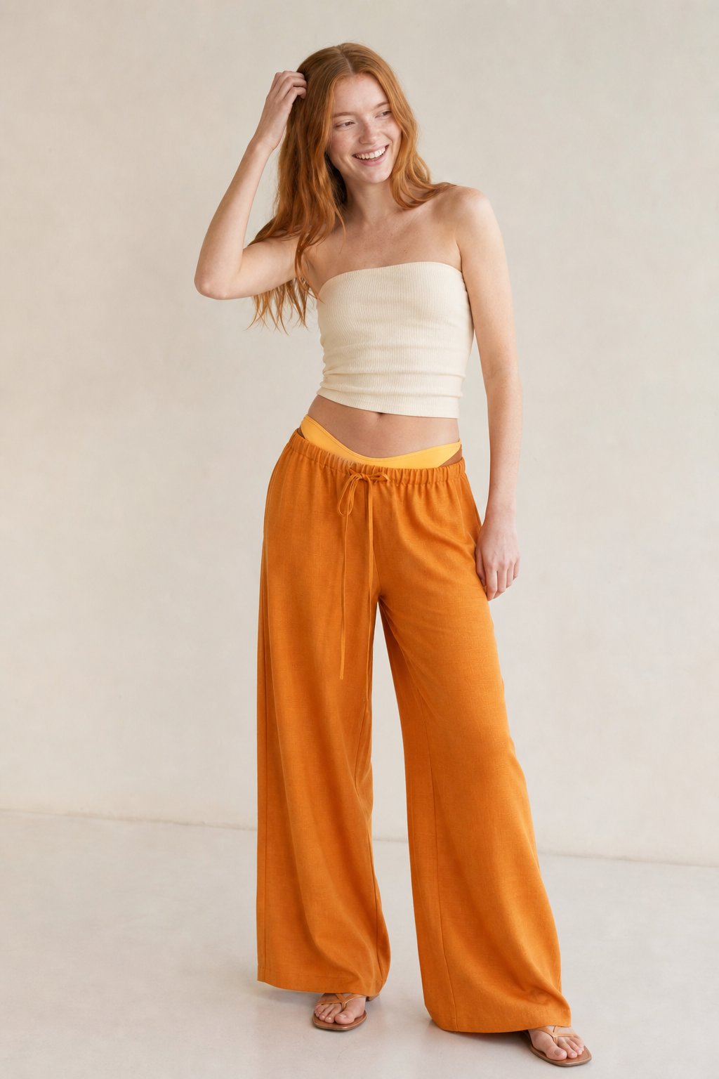 Lavisa - Solara Wide Leg Linen Trousers