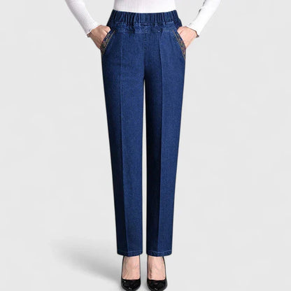 Lavisa - Sophisticated Straight Leg Pants with Pockets