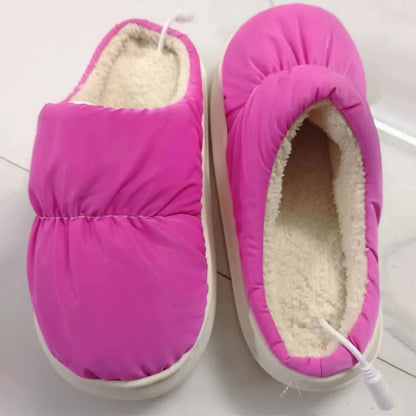 Lavisa - USB Heated Slippers - Electric Foot Warmer for Home & Office