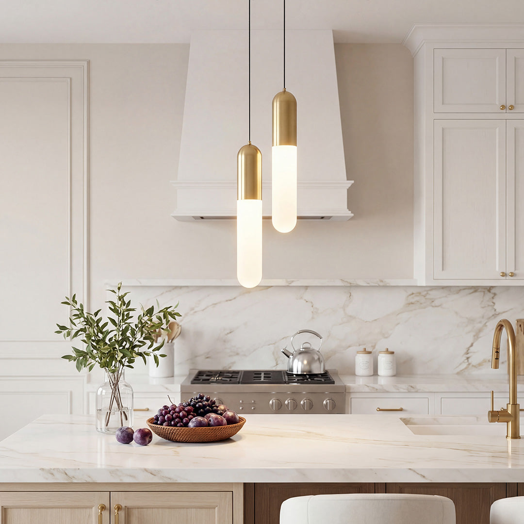 Lavisa - Long Copper Pendant Light