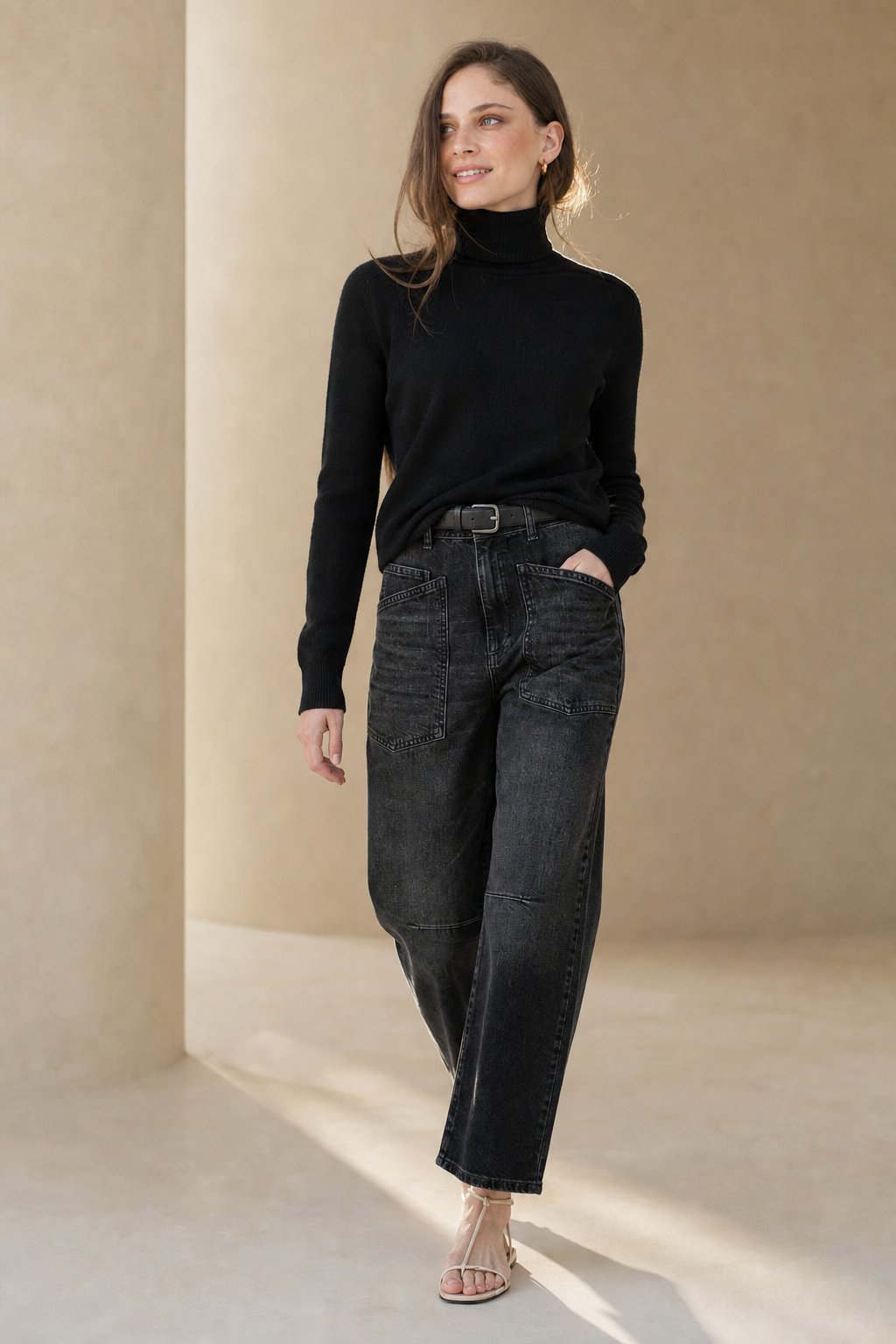 Lavisa - Camden Structured Barrel Leg Jeans