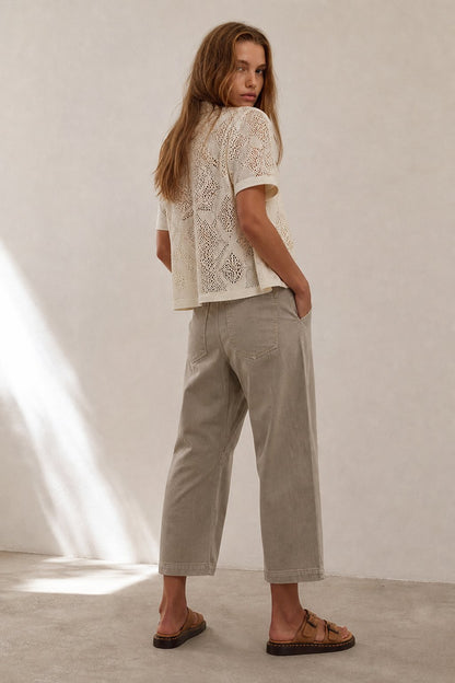 Lavisa - Womens Wide Leg Denim Harem Pants