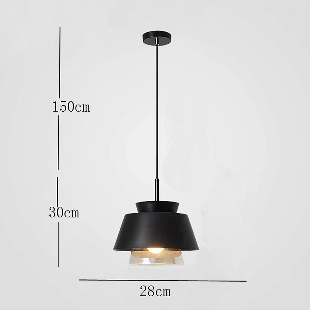 Lavisa - Traditional Glass and Metal Pendant Light