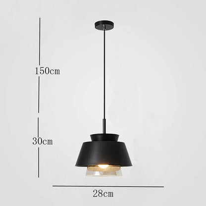 Lavisa - Traditional Glass and Metal Pendant Light
