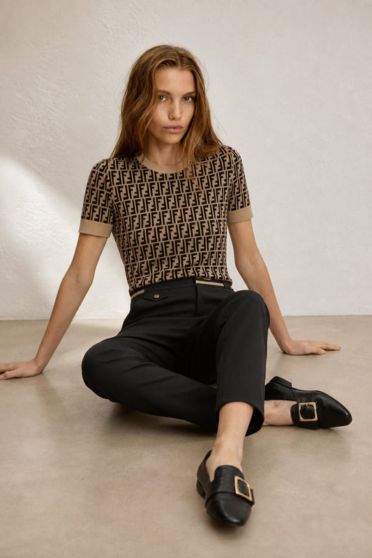 Lavisa - Verona Straight Leg Cropped Trousers