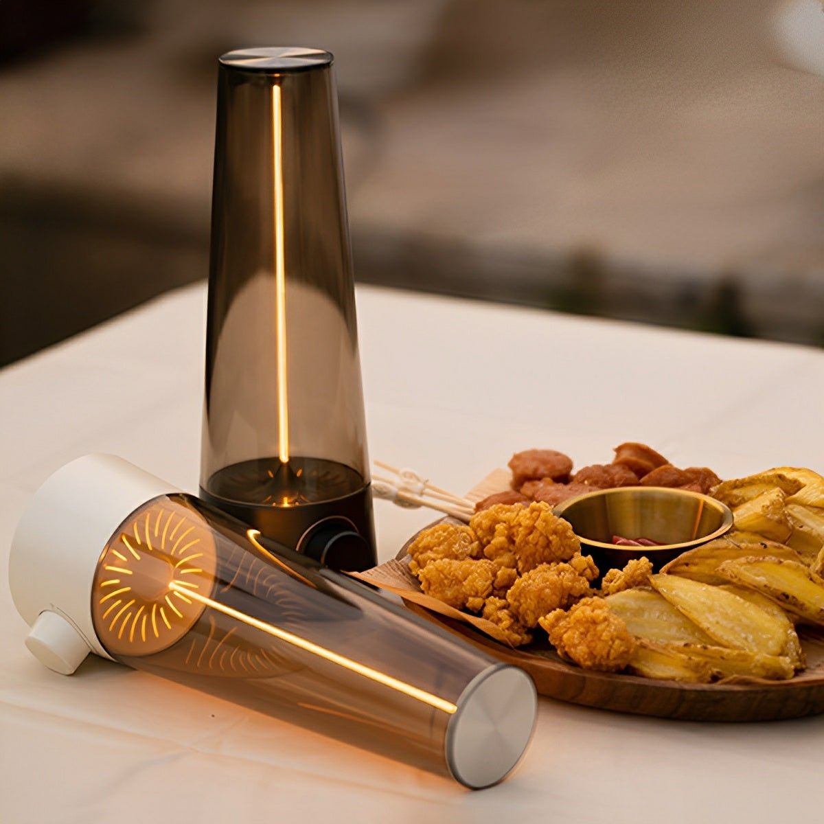 Lavisa - Vintage Cone Rechargeable LED Table Lamp