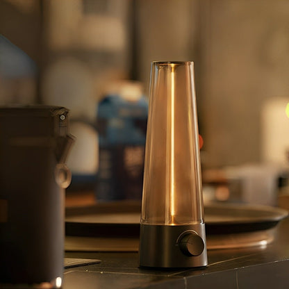 Lavisa - Vintage Cone Rechargeable LED Table Lamp