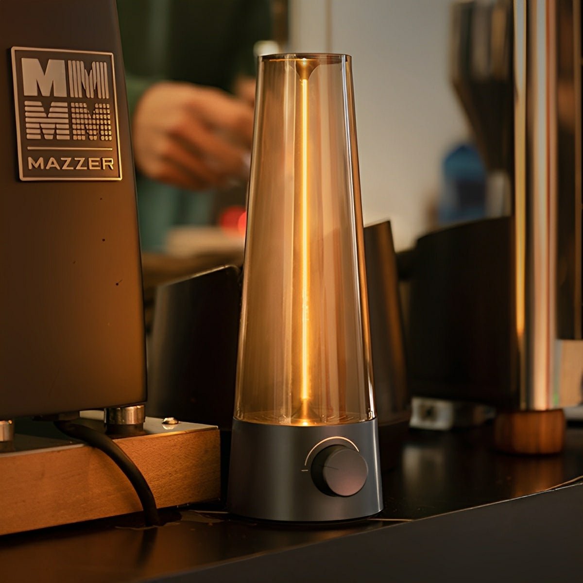 Lavisa - Vintage Cone Rechargeable LED Table Lamp