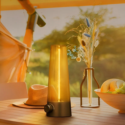 Lavisa - Vintage Cone Rechargeable LED Table Lamp