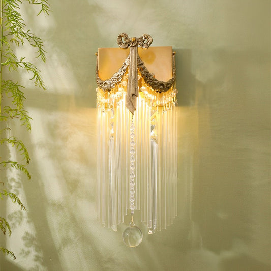 Lavisa - Vintage Crystal Bow Tie Wall Sconce