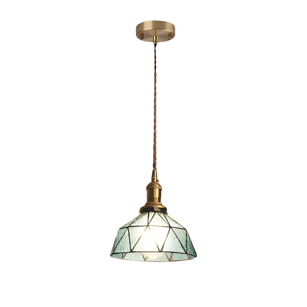 Lavisa - Vintage Stained Glass Pendant Light