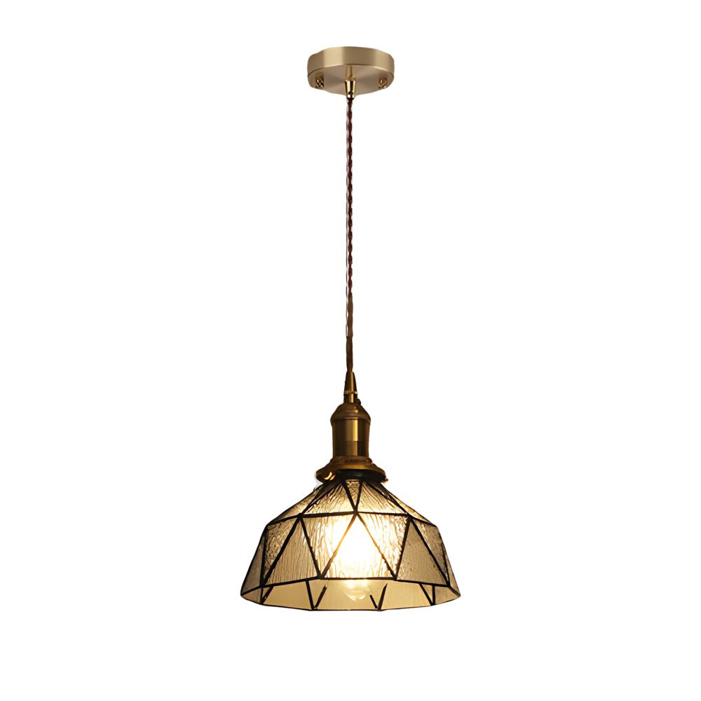 Lavisa - Vintage Stained Glass Pendant Light