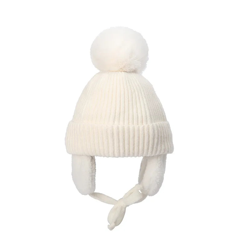 Lavisa - Kids Knit Beanie Winter Hat with Earflaps