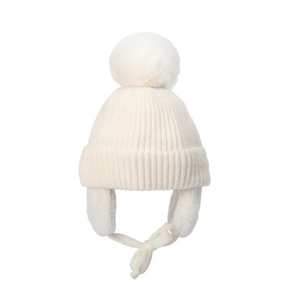 Lavisa - Kids Knit Beanie Winter Hat with Earflaps