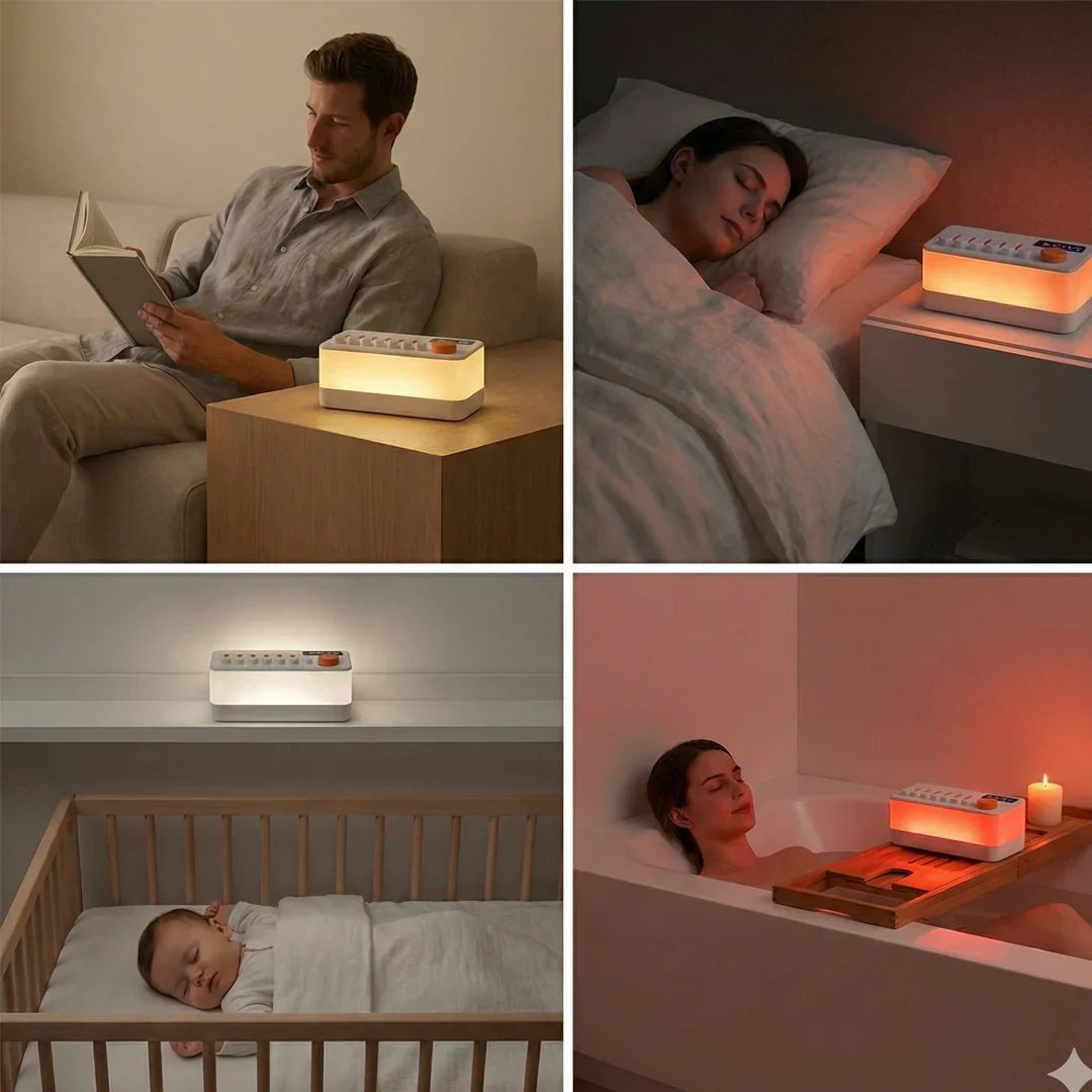 Lavisa - White Noise Sound Machine and Night Light