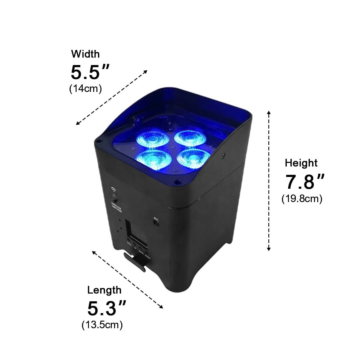 Lavisa - Wireless WiFi RGB LED Spotlight Ambient Party Lighting