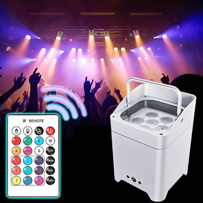 Lavisa - Wireless WiFi RGB LED Spotlight Ambient Party Lighting