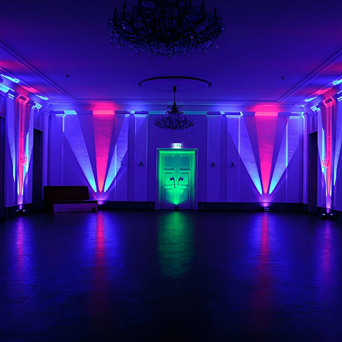Lavisa - Wireless WiFi RGB LED Spotlight Ambient Party Lighting