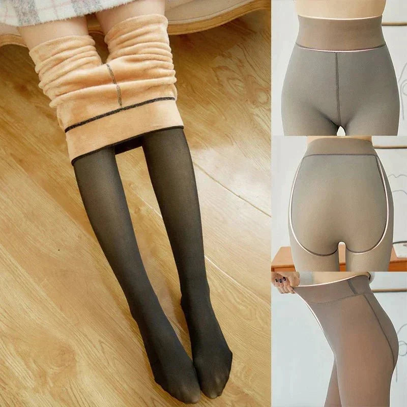 Lavisa - High Waist Fleece Lined Thermal Leggings