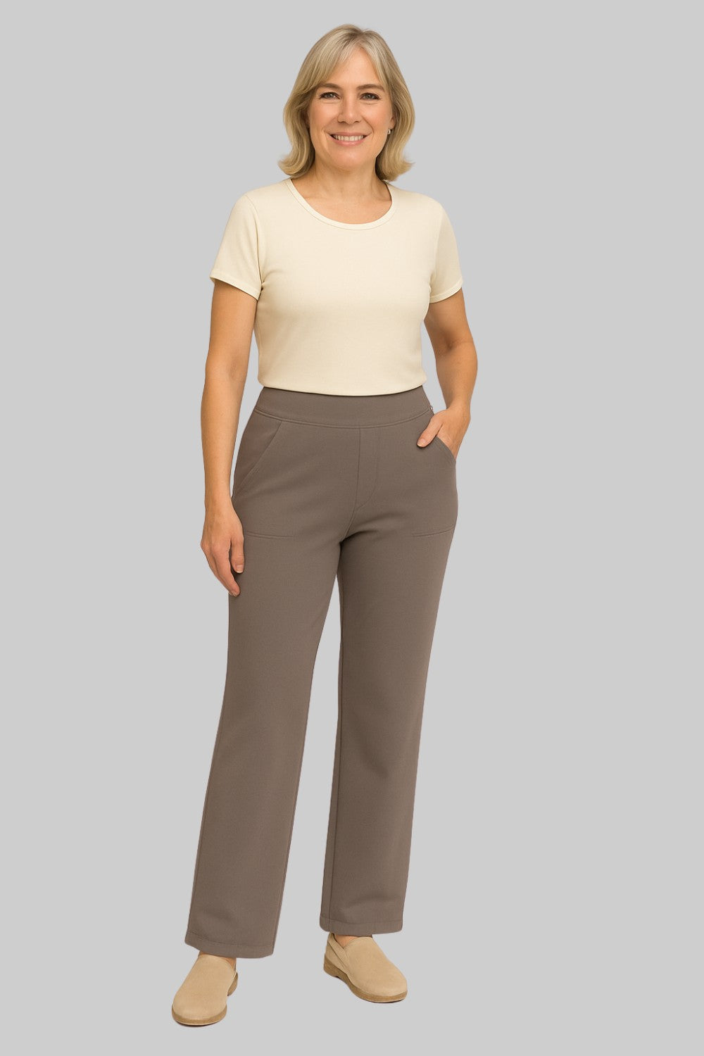 Lavisa - High-Waisted Wide-Leg Pants
